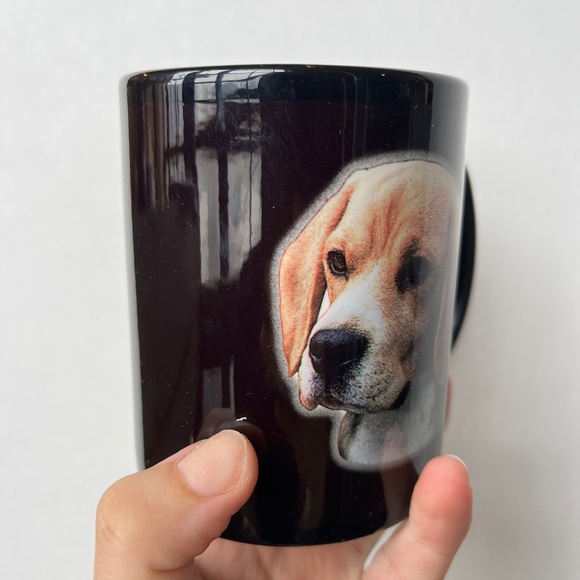 Cute Black Beagle Mug with Beagle - Picture 2 of 7